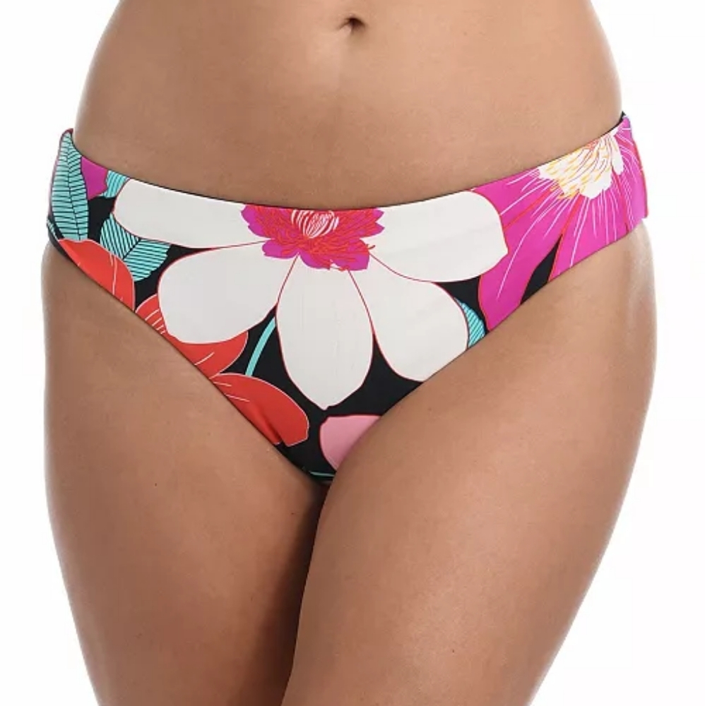 La Blanca Reversible Hipster Bikini Bottoms  Size 6  NWT